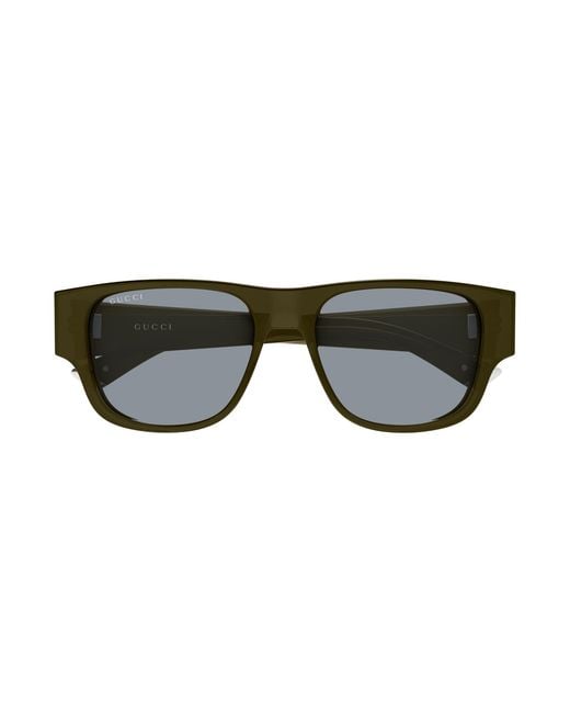 Gucci Black Gg2075S 003 Sunglasses Acetate Squared for men