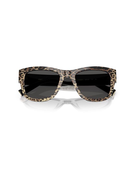 Dolce & Gabbana Black Dg4338 316387 Sunglasses Acetate Squared Normal for men