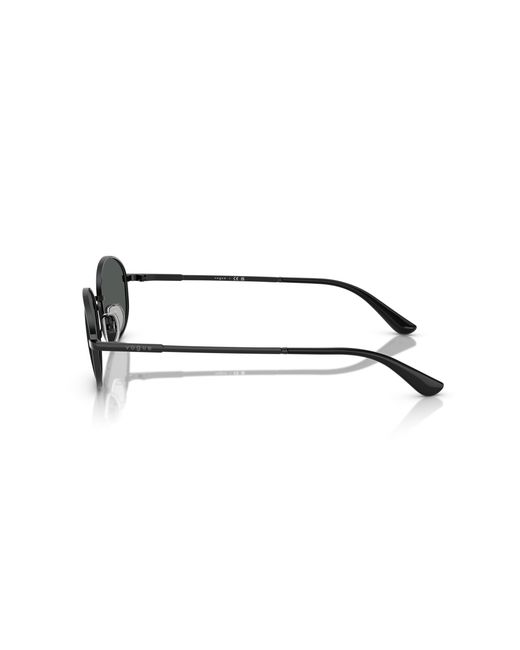 Vogue Eyewear Black Vo4323S 352/87 Sunglasses Metal Round Normal