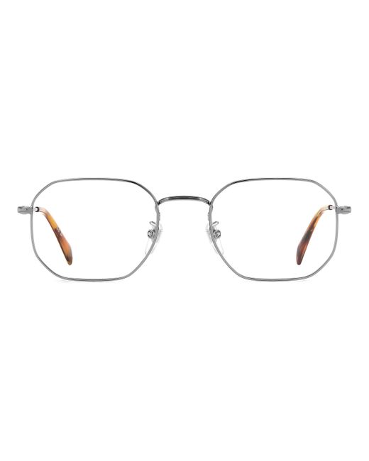 David Beckham Black Db 1151 6Lb Optical Frames Metal Geometric for men