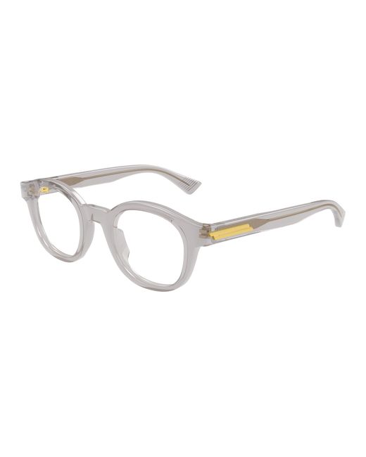 Bottega Veneta Black Bv1413O 003 Optical Frames Acetate Transparent Round for men