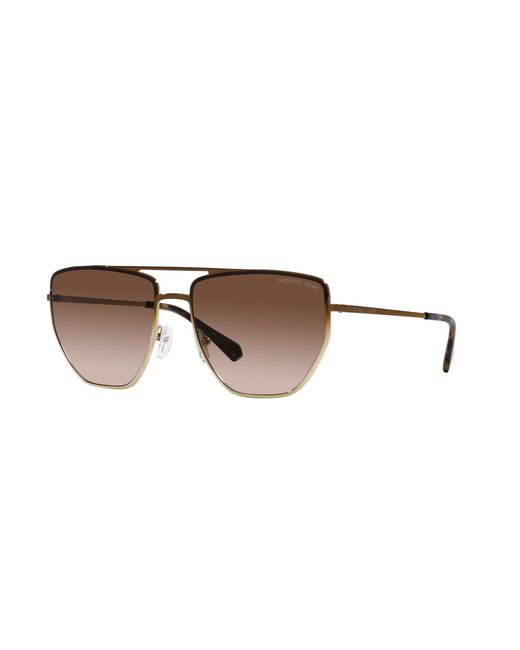 Michael Kors Black Mk1126 Paros 101413 Sunglasses Metal Pilot Normal Shaded