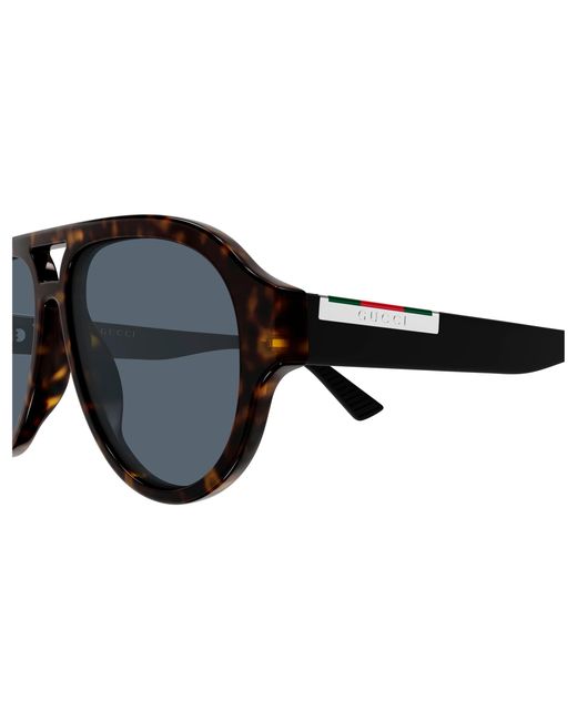 Gucci Black Gg2088S 003 Sunglasses Acetate Pilot for men