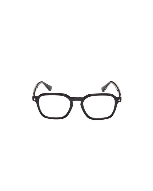 Web Black We5428 001 Optical Frames Acetate Geometric Normal for men