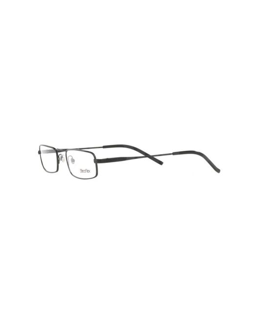 Sferoflex Black Sf2201 136 Optical Frames Metal Squared for men