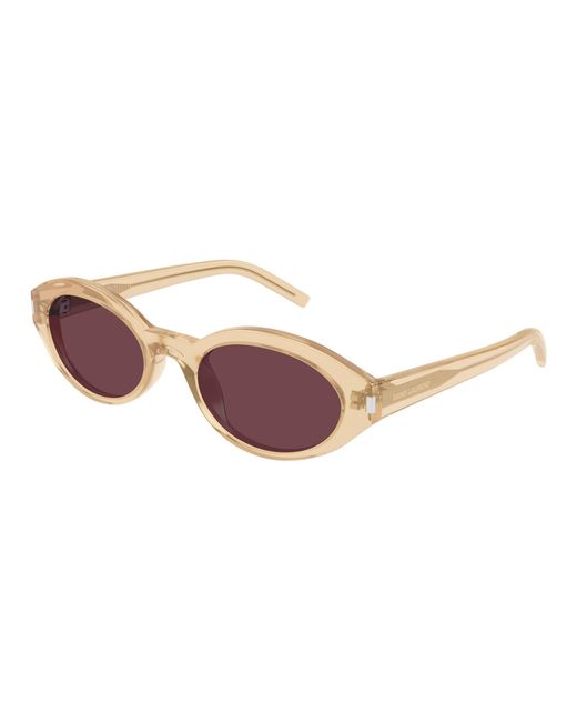 Saint Laurent Black Sl 567 007 Sunglasses Acetate Round