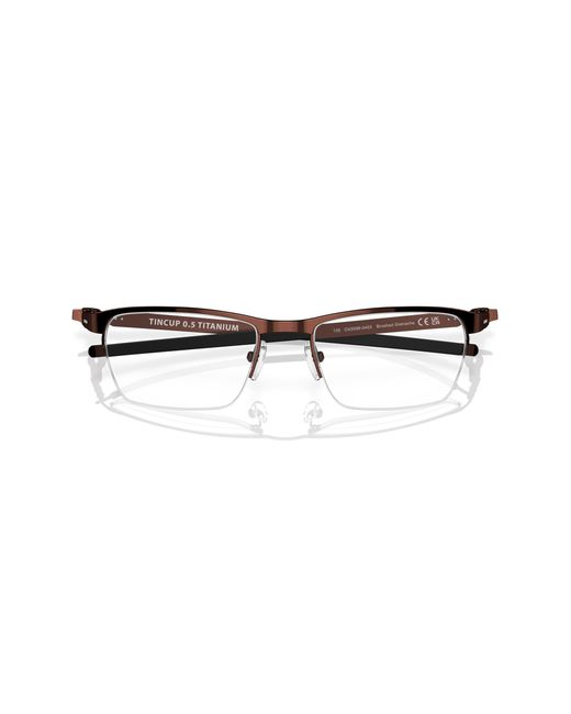 Oakley Black Ox5099 Tincup 0.5 Ti 509904 Optical Frames Titanium Squared for men