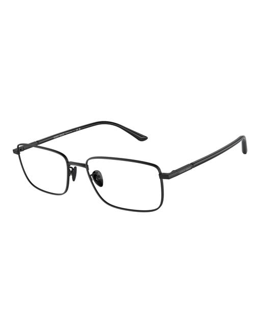 Giorgio Armani Black Ar5133 3001 Optical Frames Steel Transparent Squared Normal for men