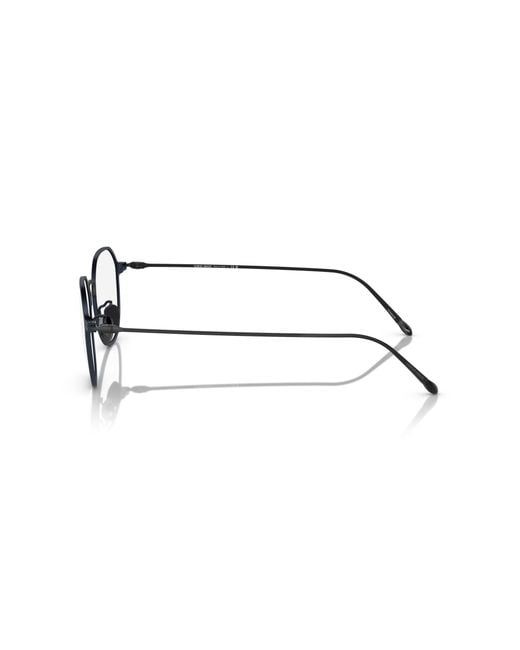 Giorgio Armani Black Ar6138Tm 3341 Optical Frames Titanium Transparent Pantos Normal for men