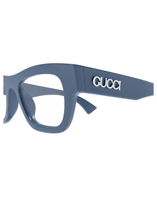 Gucci Black Gg1840O 007 Optical Frames Acetate Transparent Squared for men