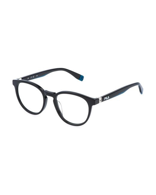 Fila Black Vfi989 700Y Optical Frames Acetate Pantos for men