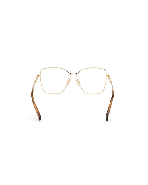 Max Mara Black Mm5187 030 Optical Frames Metal Round Normal