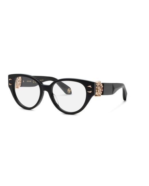 Roberto Cavalli Black Vrc076M 700 Optical Frames Acetate Butterfly