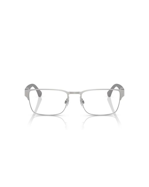 Emporio Armani Black Ea1027 3036 Optical Frames Metal Squared Normal for men