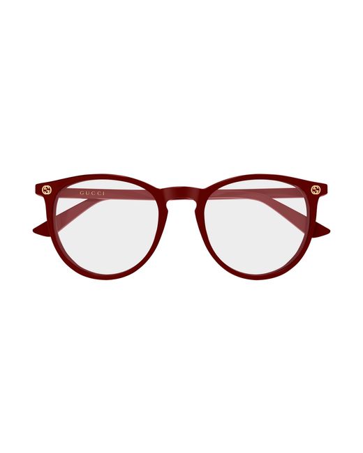 Gucci Black Gg0027O 021 Optical Frames Acetate Transparent Round