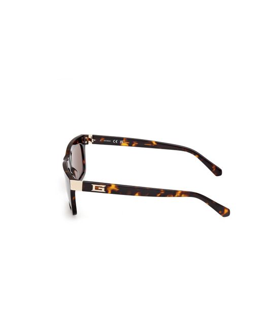Guess Black Gu00212 52E Sunglasses Acetate Squared Normal for men