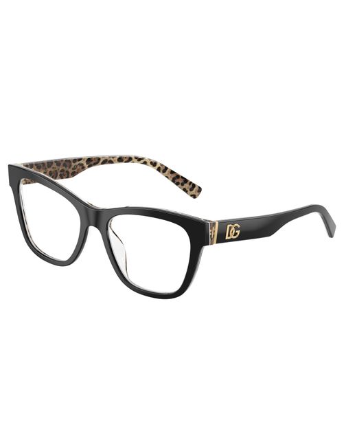 Dolce & Gabbana Black Dg3430 3299 Optical Frames Acetate Squared Normal