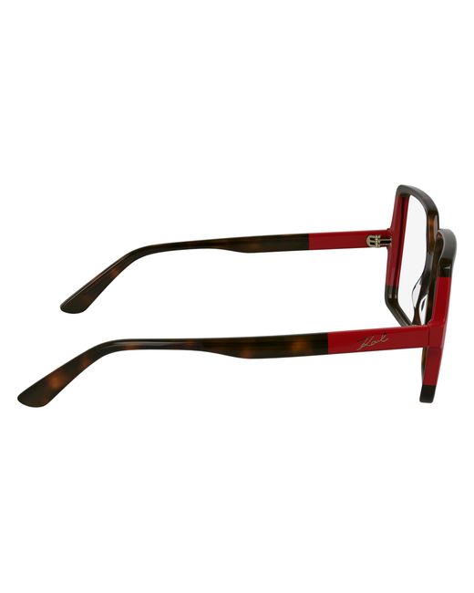 Karl Lagerfeld Black Kl6169 255 Optical Frames Acetate Squared Normal