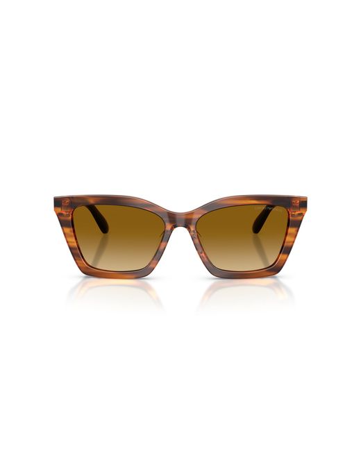 Emporio Armani Black Ea4250U 62682L Sunglasses Acetate Butterfly Normal Shaded