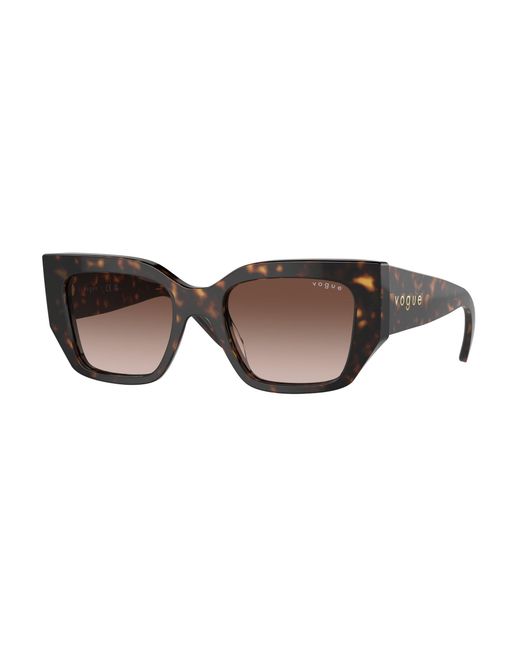 Vogue Eyewear Black Vo5583S W65613 Sunglasses Acetate Geometric Normal Shaded