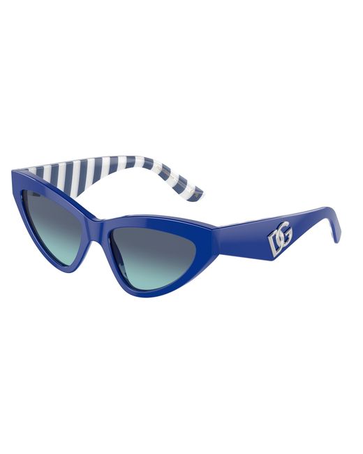Dolce & Gabbana Black Dg4439 311945 Sunglasses Acetate Cat Eye Normal Shaded