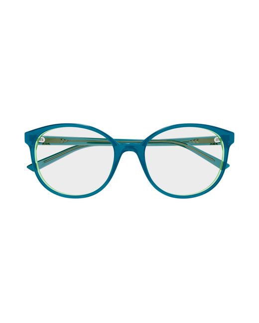 Gucci Black Gg1996O 004 Optical Frames Acetate Transparent Round