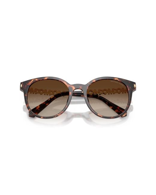 Michael Kors Black Mk2264U Pienza 300613 Sunglasses Injected Round Normal Shaded