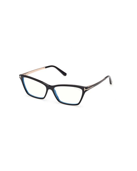 Tom Ford Black Ft6135-B 001 Optical Frames Acetate Butterfly Normal