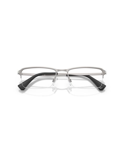 Emporio Armani Black Ea1044Td 3032 Optical Frames Titanium Transparent Squared Normal for men
