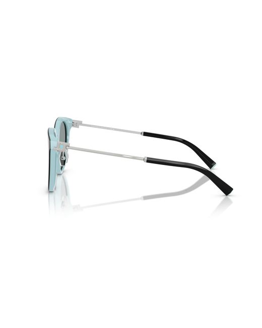 Tiffany & Co Black Tf4243D 8055/1 Sunglasses Acetate Round Normal