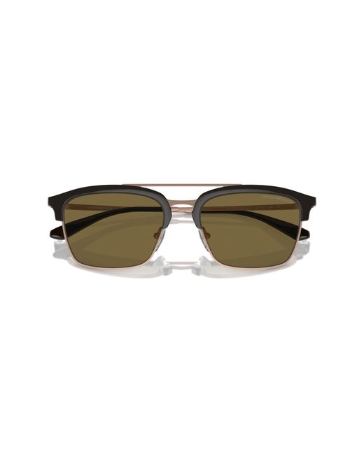 Emporio Armani Black Ea4228 320173 Sunglasses Injected Pilot Normal for men