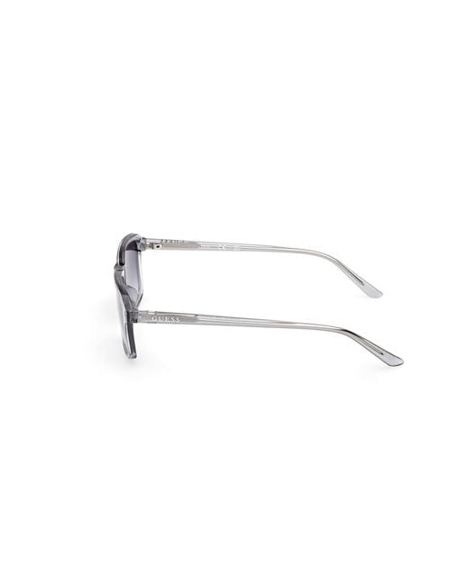 Guess Black Gu00236 20B Sunglasses Injected Smoke Squared Normal