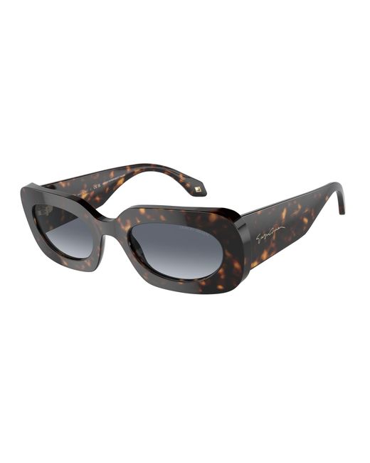Giorgio Armani Black Ar8182 612486 Sunglasses Acetate Squared Normal Shaded