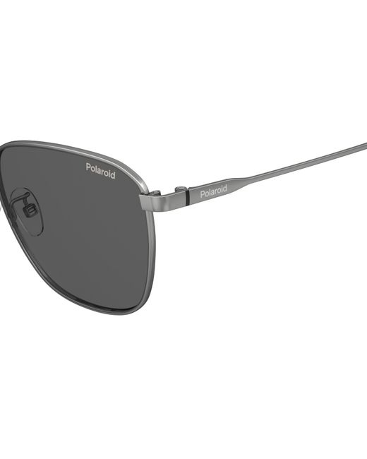 Polaroid Black Pld 4159/G/S/Xn 6Lb/M9 Sunglasses Metal Squared Polarized for men