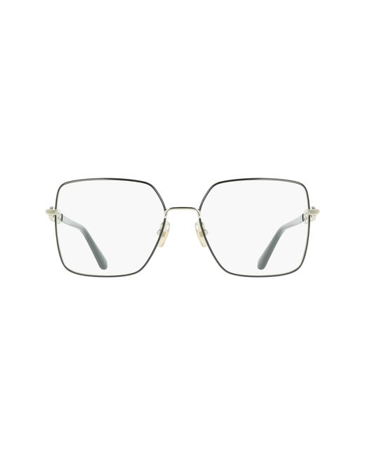 Ferragamo Black Sf2241 703 Optical Frames Metal Squared Normal