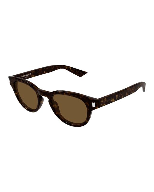 Saint Laurent Black Sl 876 006 Sunglasses Acetate Round for men
