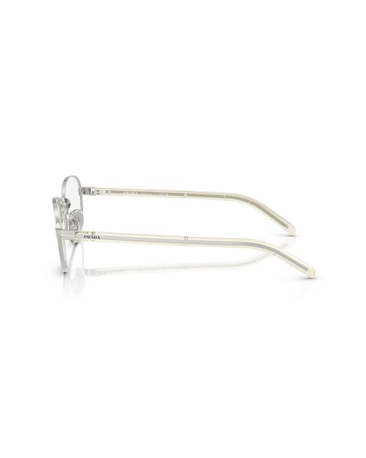 Prada Black Pr B53V 1Bc1O1 Optical Frames Metal Round Normal