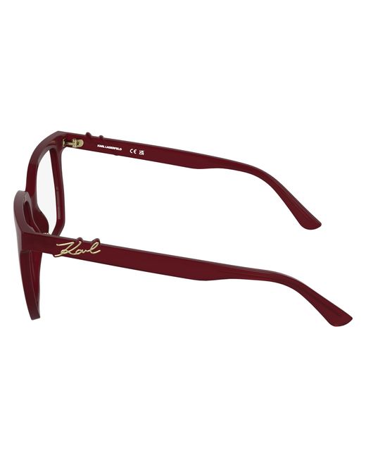 Karl Lagerfeld Black Kl6233 601 Optical Frames Bio-Injected Squared Normal