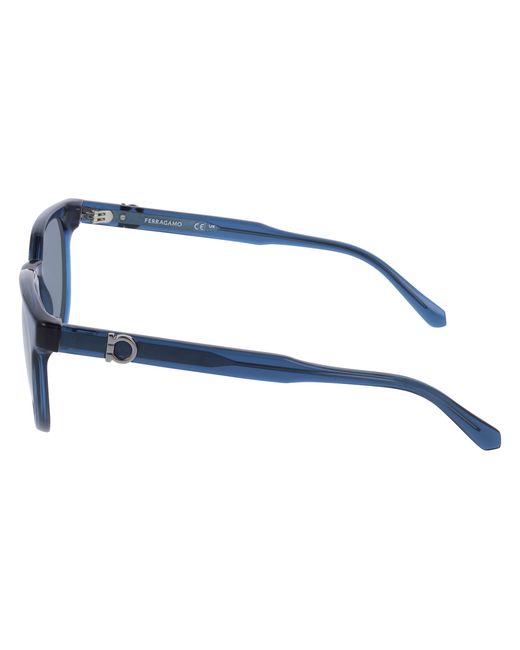 Ferragamo Black Sf2059Se 432 Sunglasses Geometric Normal for men