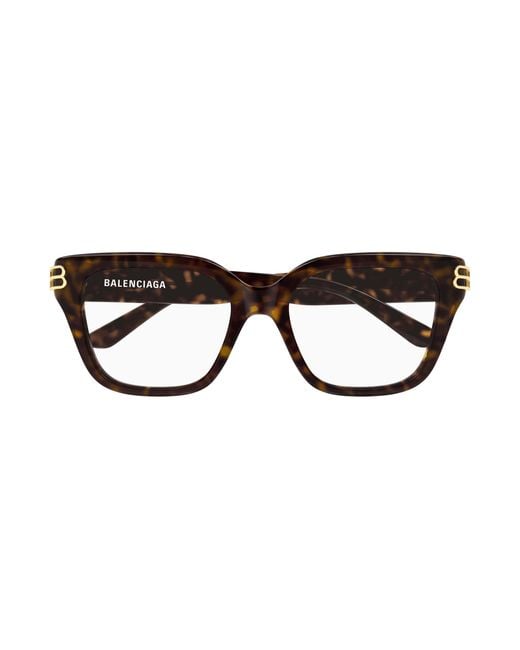 Balenciaga Black Bb0437O 007 Optical Frames Acetate Transparent Squared