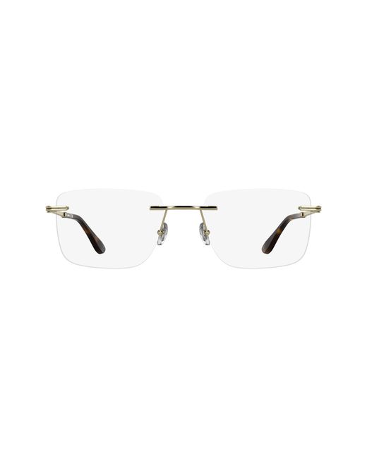 Lacoste Black L2324 033 Optical Frames Metal Squared Normal for men