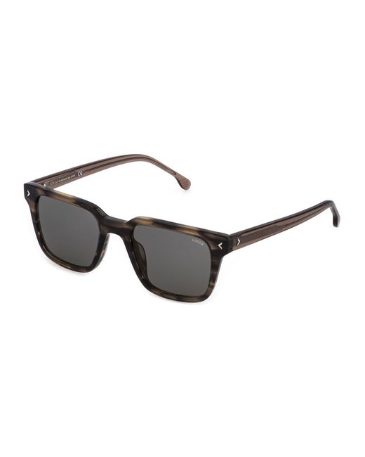 Lozza Black Sl4283 Rimini 4 0Anv Sunglasses Acetate Squared Normal