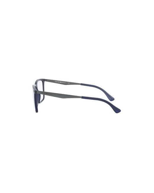 Emporio Armani Black Ea3169 5842 Optical Frames Plastic Squared for men