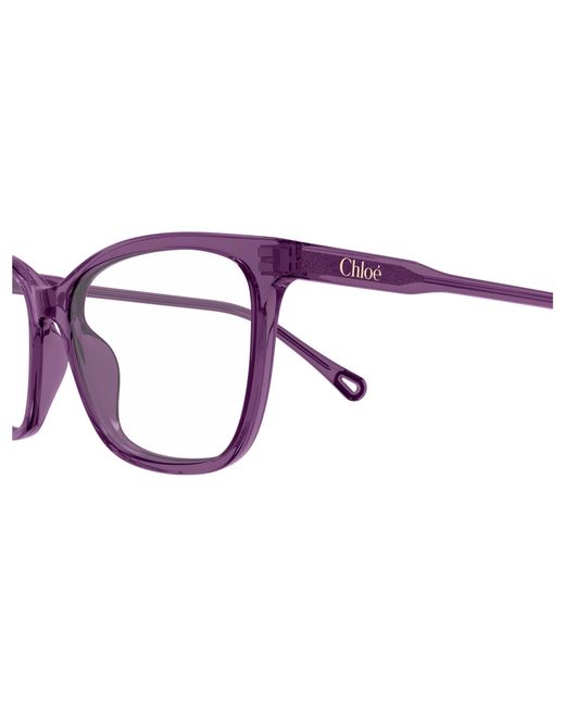 Chloé Black Ch0318O 004 Optical Frames Acetate Transparent Squared