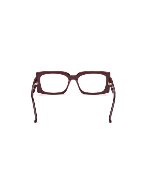 Max Mara Black Mm5189 069 Optical Frames Acetate Squared Normal