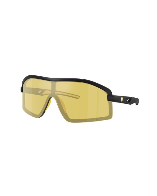 FERRARI SCUDERIA Black Fz6010U 504/V9 Sunglasses Injected Geometric Normal for men