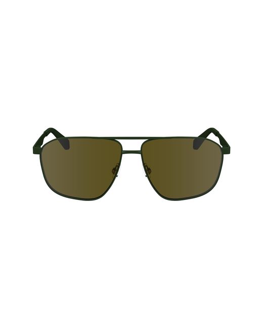 Calvin Klein Black Ckj24202S 309 Sunglasses Metal Squared Normal Normal for men