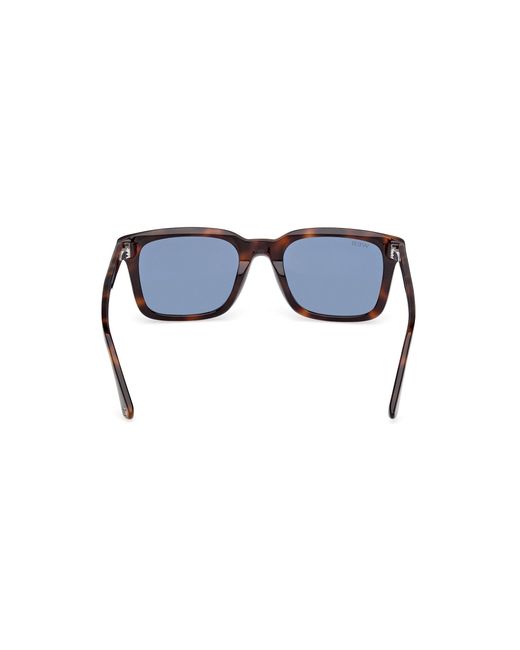 Web Black We0388 52V Sunglasses Acetate Squared Normal for men