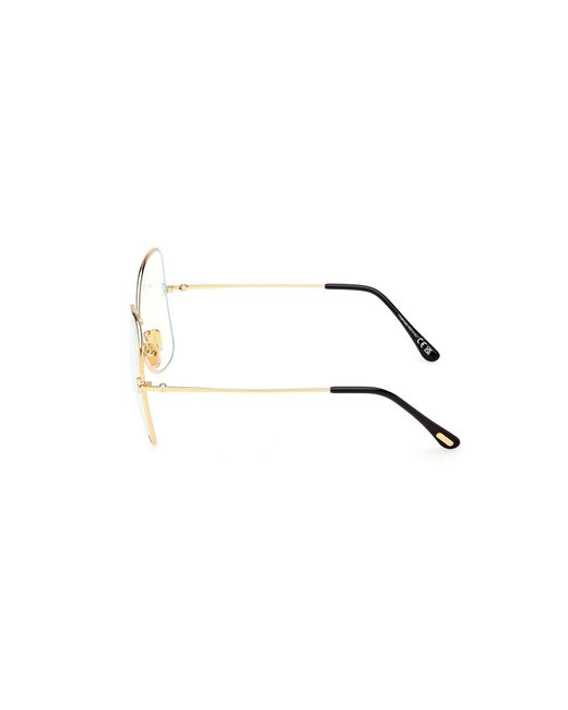 Tom Ford Black Ft6049-B 028 Optical Frames Metal Butterfly Normal