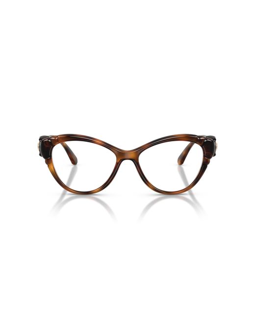 Swarovski Black Sk2057 1002 Optical Frames Injected Cat Eye Normal